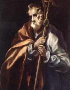 GRECO, El Apostle St Thaddeus oil painting artist